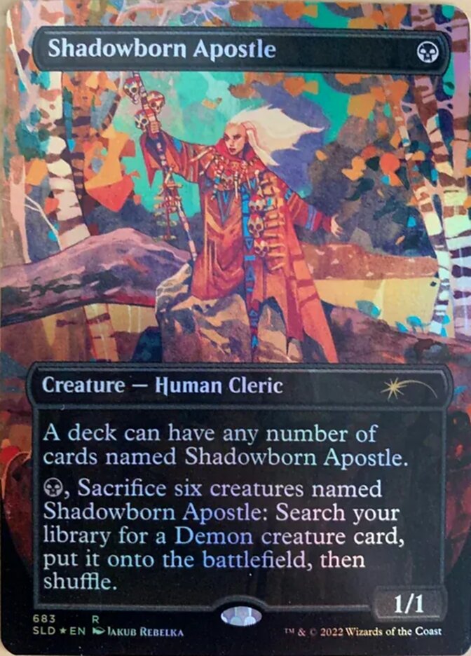 Shadowborn Apostle (Borderless) (683) [Secret Lair Drop Promos] | Jack's On Queen