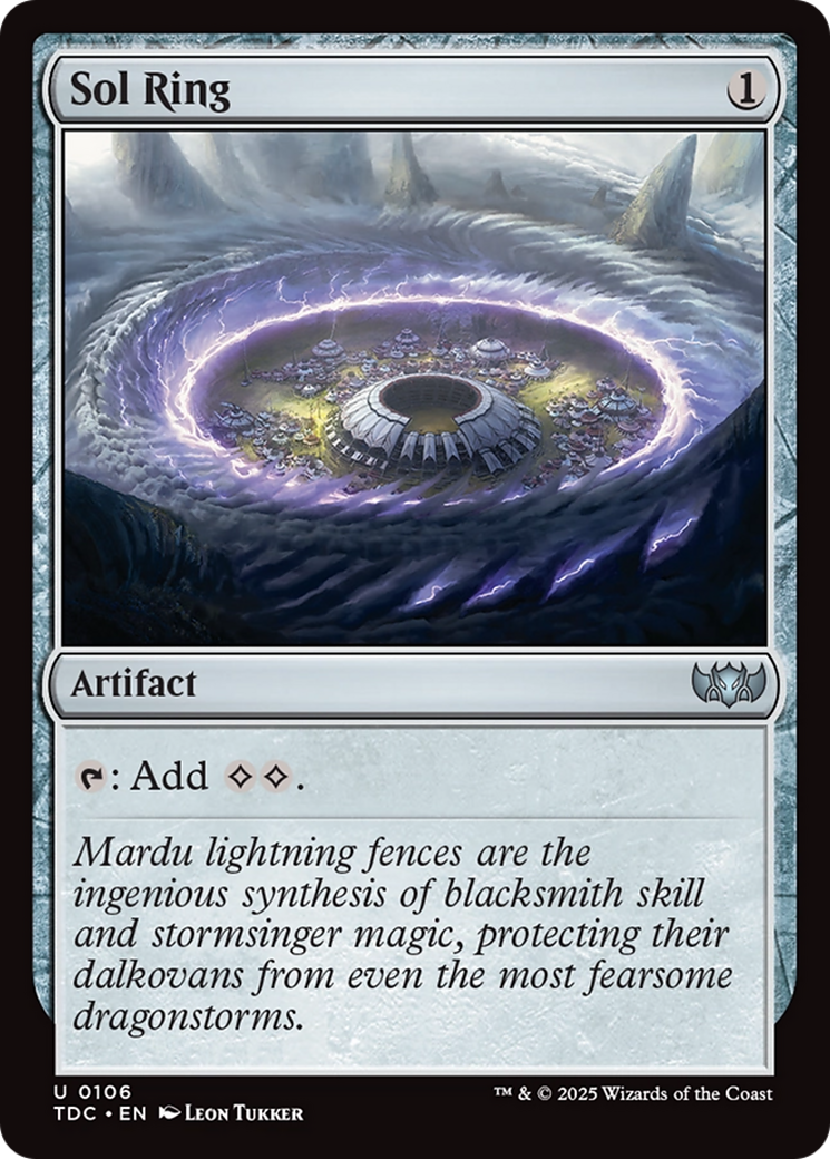 Sol Ring [Tarkir: Dragonstorm Commander] | Jack's On Queen