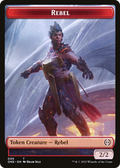 Rebel Token [Phyrexia: All Will Be One Tokens] | Jack's On Queen