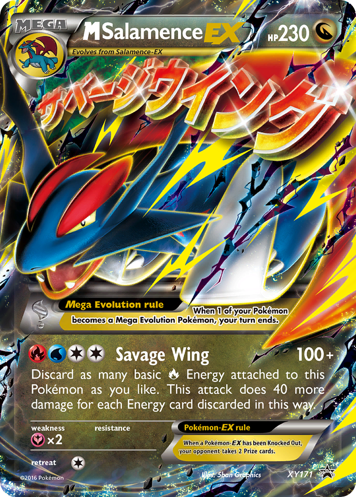 M Salamence EX (XY171) [XY: Black Star Promos] | Jack's On Queen