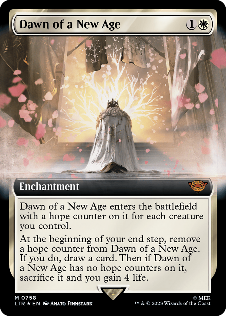 Dawn of a New Age (Extended Art) (Surge Foil) [The Lord of the Rings: Tales of Middle-Earth] | Jack's On Queen