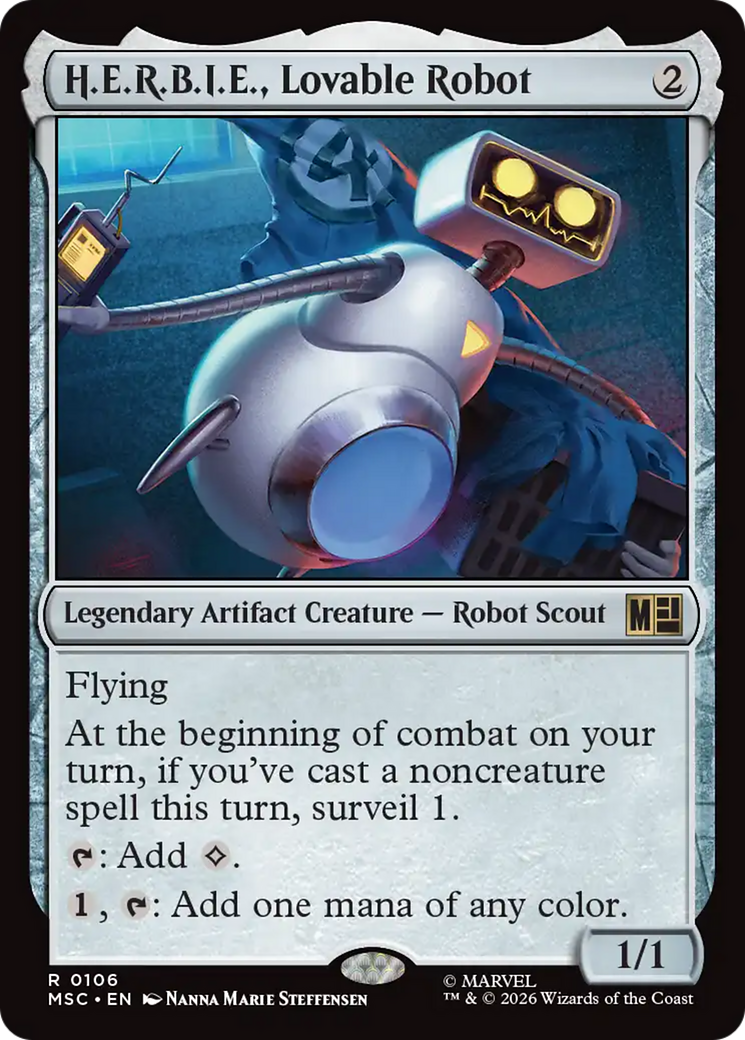 H.E.R.B.I.E., Lovable Robot [Marvel Super Heroes Commander] | Jack's On Queen