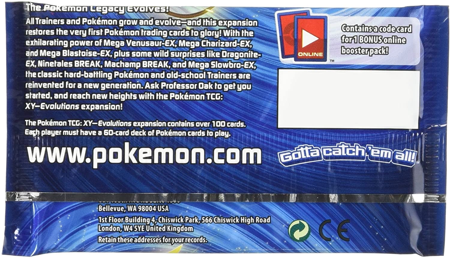 XY: Evolutions - Booster Pack | Jack's On Queen