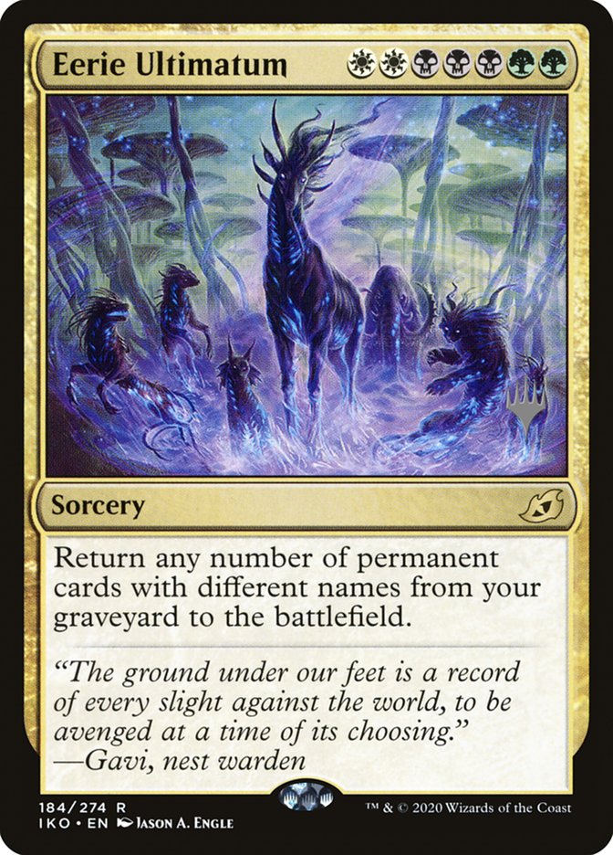 Eerie Ultimatum (Promo Pack) [Ikoria: Lair of Behemoths Promos] | Jack's On Queen