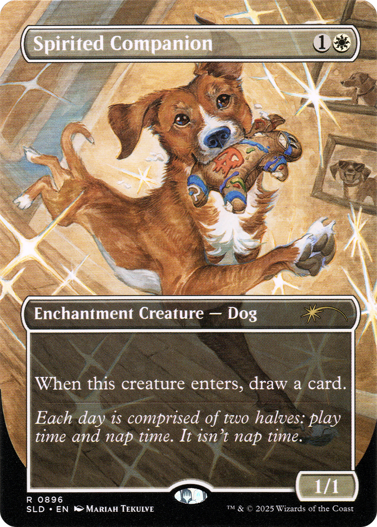 Spirited Companion (0896) (Rainbow Foil) [Secret Lair Drop Series] | Jack's On Queen