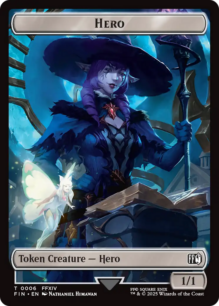 Hero (0006) // Treasure Double-Sided Token [FINAL FANTASY Tokens] | Jack's On Queen
