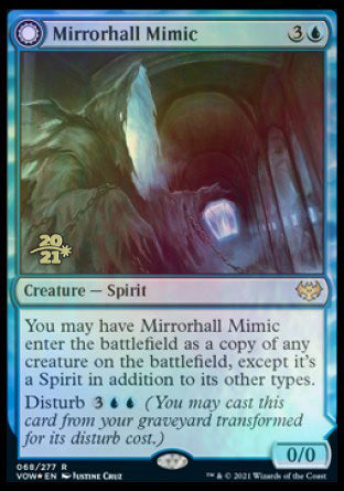 Mirrorhall Mimic // Ghastly Mimicry [Innistrad: Crimson Vow Prerelease Promos] | Jack's On Queen
