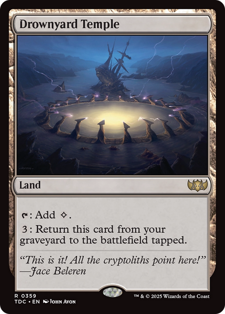 Drownyard Temple [Tarkir: Dragonstorm Commander] | Jack's On Queen