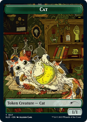Dog // Cat Double-Sided Token [Secret Lair Commander Deck: Raining Cats and Dogs Tokens] | Jack's On Queen
