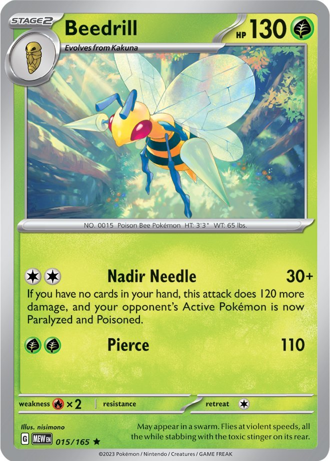 Beedrill (015/165) [Scarlet & Violet: 151] | Jack's On Queen