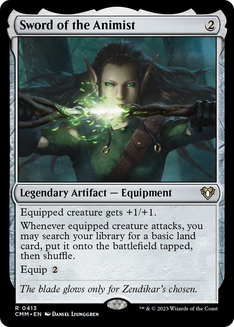 Sword of the Animist [Commander Masters] | Jack's On Queen