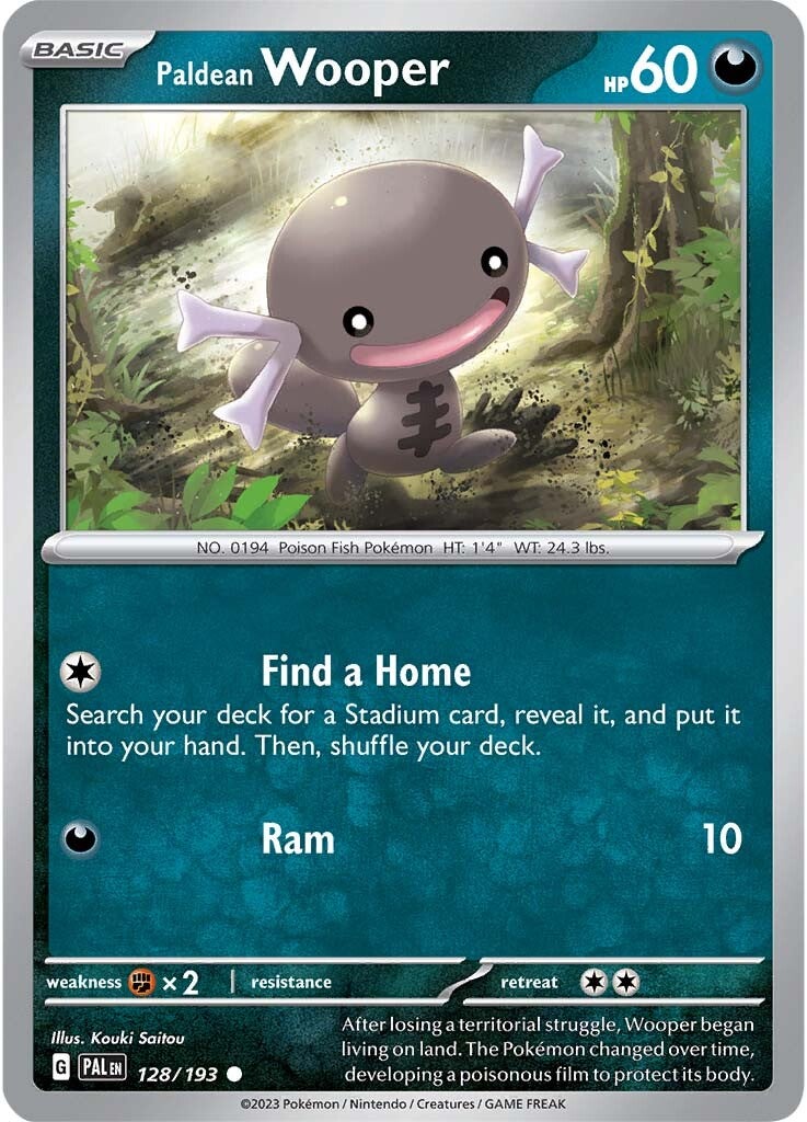 Paldean Wooper (128/193) [Scarlet & Violet: Paldea Evolved] | Jack's On Queen