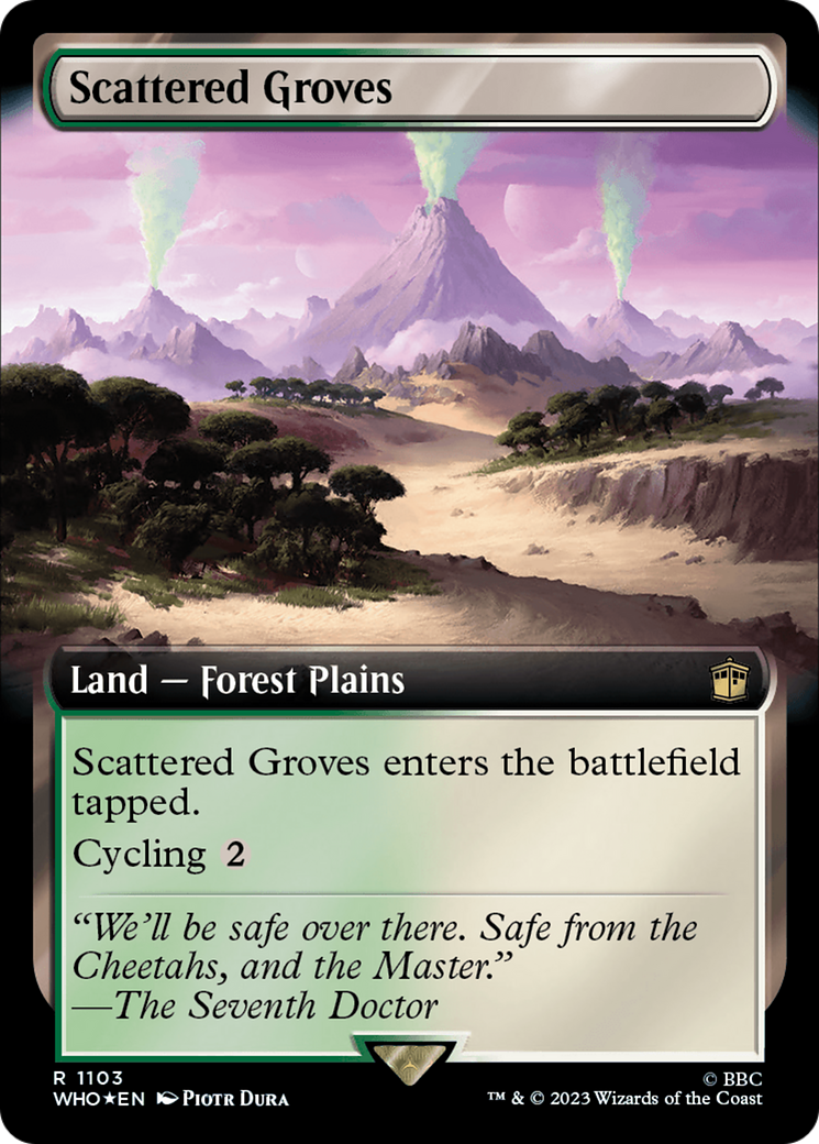 Scattered Groves (Extended Art) (Surge Foil) [Doctor Who] | Jack's On Queen