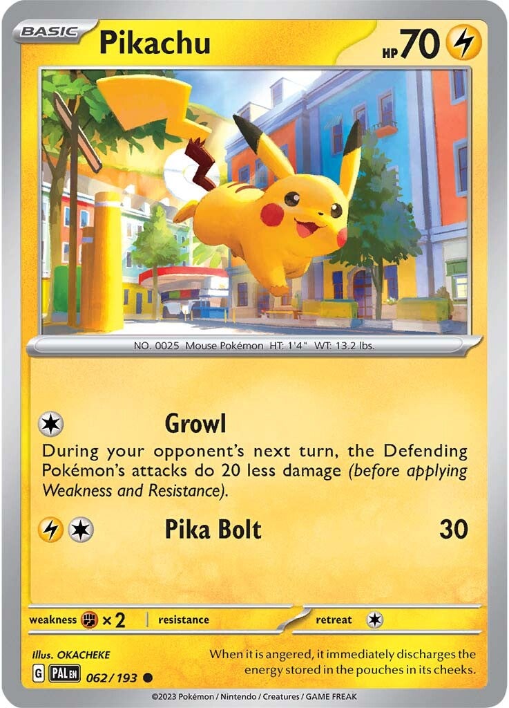 Pikachu (062/193) [Scarlet & Violet: Paldea Evolved] | Jack's On Queen