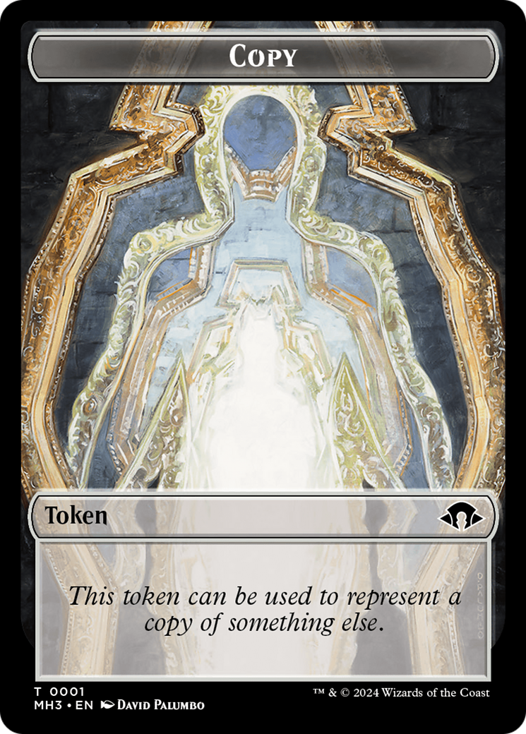 Shapeshifter (0004) (Ripple Foil) // Copy Double-Sided Token [Modern Horizons 3 Commander Tokens] | Jack's On Queen