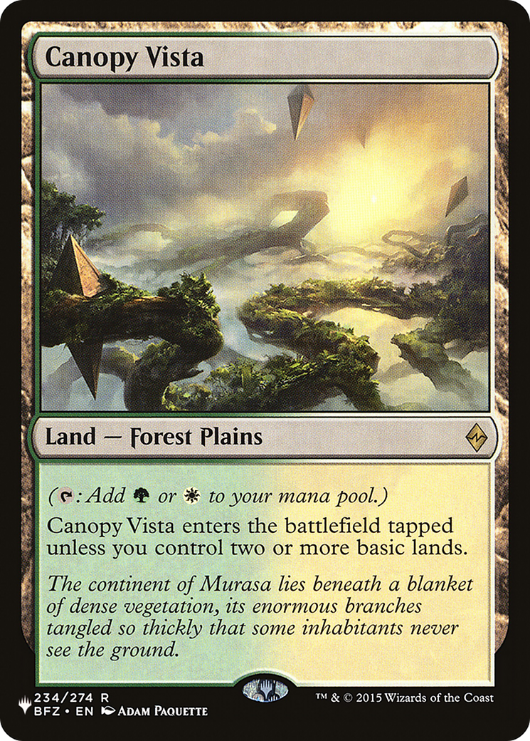Canopy Vista (LCC) [The List] | Jack's On Queen