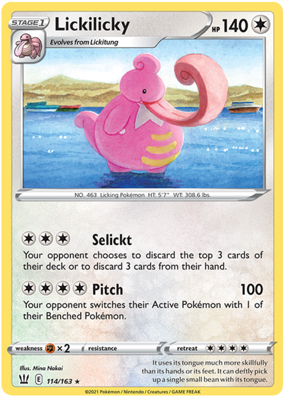 Lickilicky (114/163) [Sword & Shield: Battle Styles] | Jack's On Queen