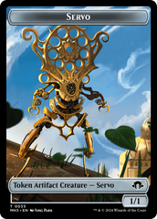 Illusion (Ripple Foil) // Servo Double-Sided Token [Modern Horizons 3 Commander Tokens] | Jack's On Queen