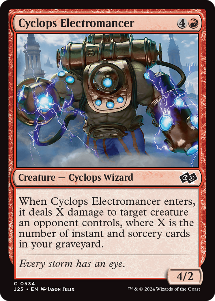 Cyclops Electromancer [Foundations Jumpstart] | Jack's On Queen