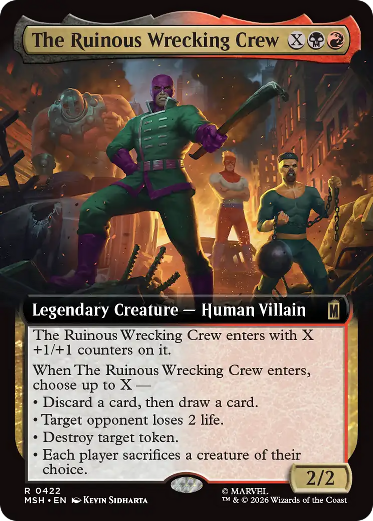 The Ruinous Wrecking Crew (Extended Art) [Marvel Super Heroes] | Jack's On Queen