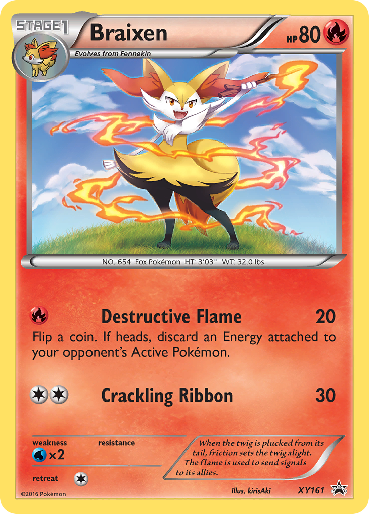 Braixen (XY161) [XY: Black Star Promos] | Jack's On Queen