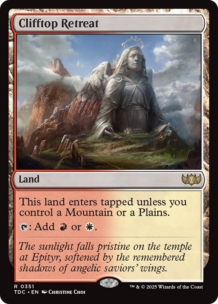 Clifftop Retreat [Tarkir: Dragonstorm Commander] | Jack's On Queen