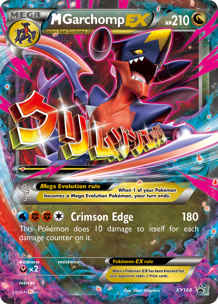 M Garchomp EX (XY168) [XY: Black Star Promos] | Jack's On Queen