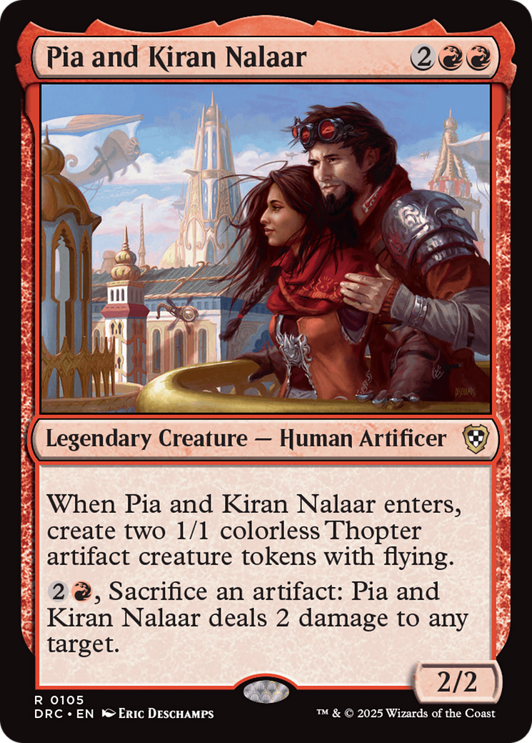 Pia and Kiran Nalaar [Aetherdrift Commander] | Jack's On Queen