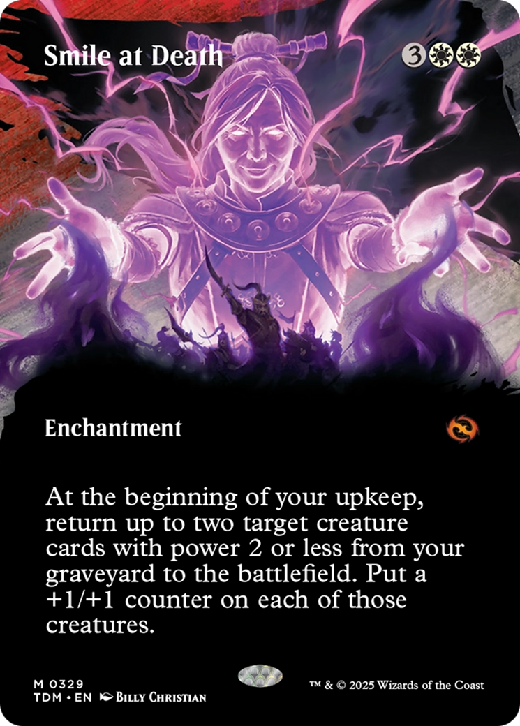 Smile at Death (Borderless) [Tarkir: Dragonstorm] | Jack's On Queen