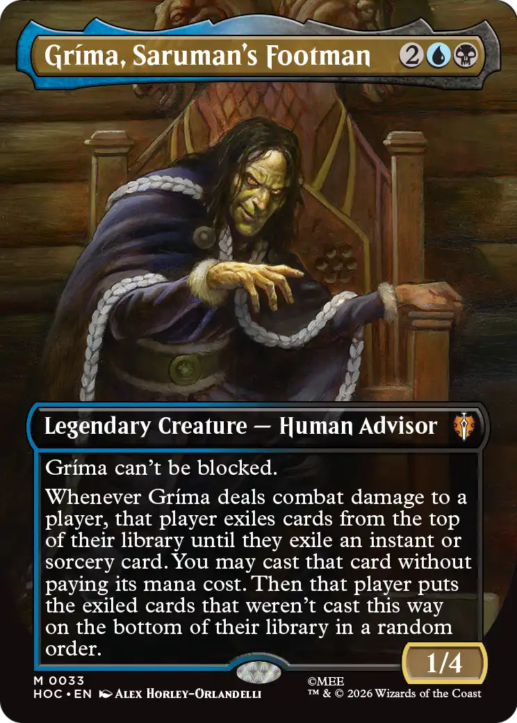 Grima, Saruman's Footman (Borderless) [The Hobbit: Eternal-Legal] | Jack's On Queen