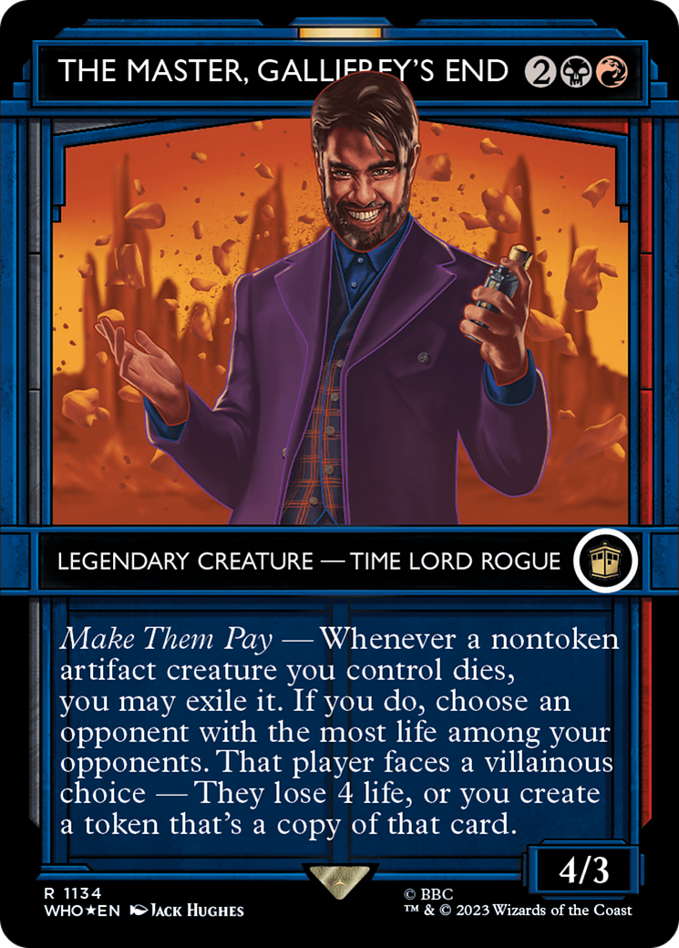 The Master, Gallifrey's End (Showcase) (Surge Foil) [Doctor Who] | Jack's On Queen