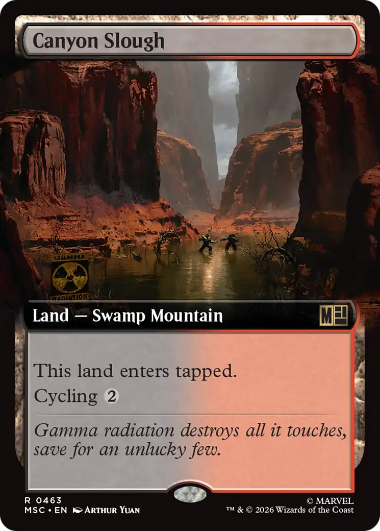 Canyon Slough (Extended Art) [Marvel Super Heroes Commander] | Jack's On Queen