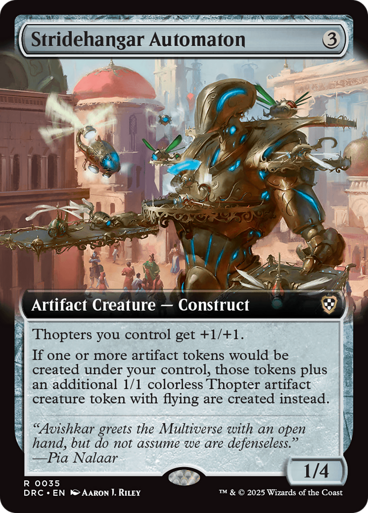 Stridehangar Automaton (Extended Art) [Aetherdrift Commander] | Jack's On Queen