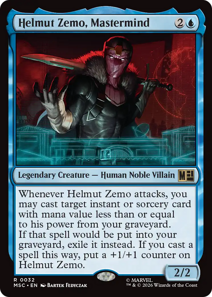 Helmut Zemo, Mastermind [Marvel Super Heroes Commander] | Jack's On Queen