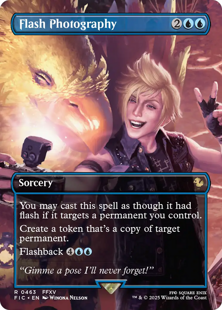 Flash Photography (Borderless) [FINAL FANTASY Commander] | Jack's On Queen