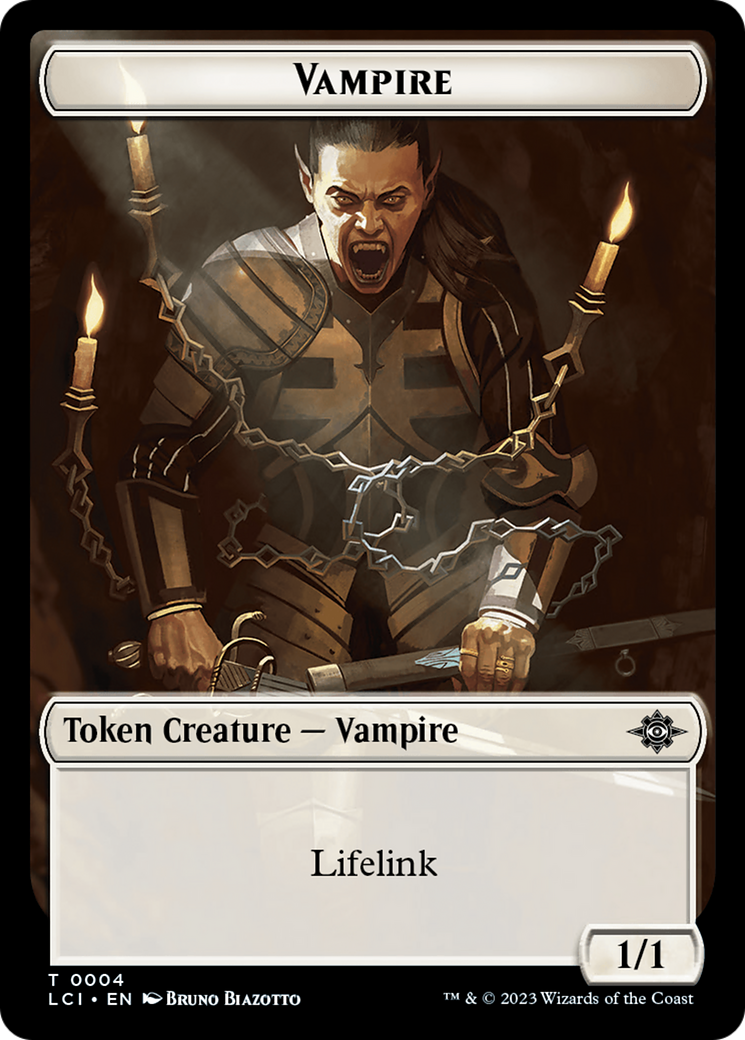 Vampire // Bat Double-Sided Token [The Lost Caverns of Ixalan Tokens] | Jack's On Queen