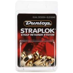 Dunlop Straplok System - Dual Gold | Jack's On Queen