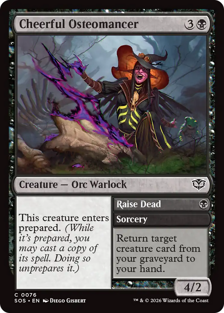 Cheerful Osteomancer [Secrets of Strixhaven] | Jack's On Queen