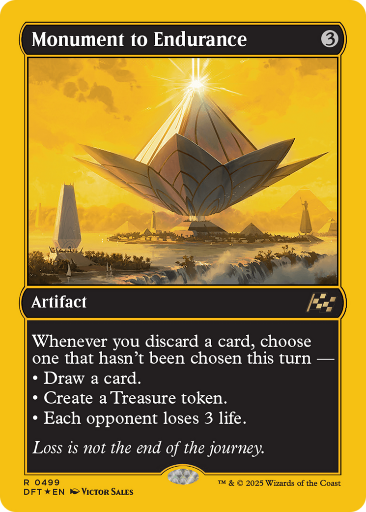 Monument to Endurance (First-Place Foil) [Aetherdrift] | Jack's On Queen