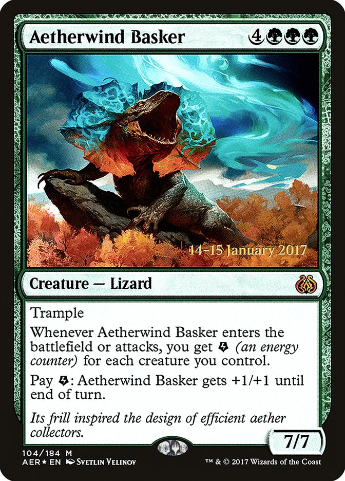 Aetherwind Basker [Aether Revolt Prerelease Promos] | Jack's On Queen