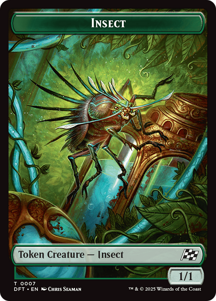 Insect // Elephant Double-Sided Token [Aetherdrift Tokens] | Jack's On Queen