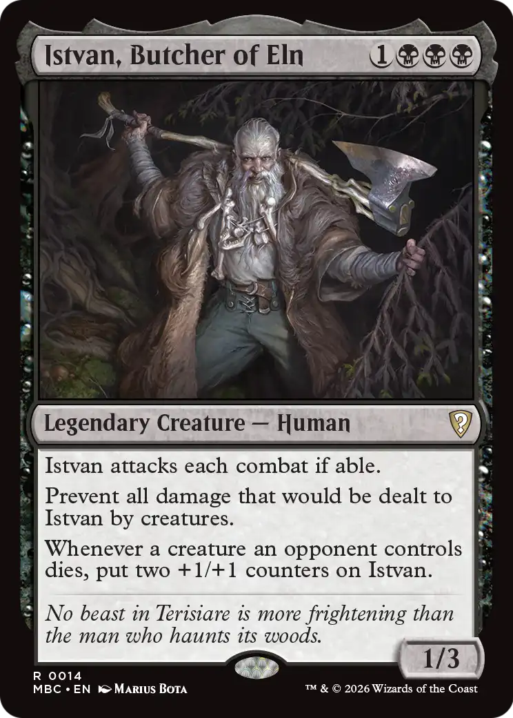 Istvan, Butcher of Eln [Mystery Booster: Commander Edition] | Jack's On Queen