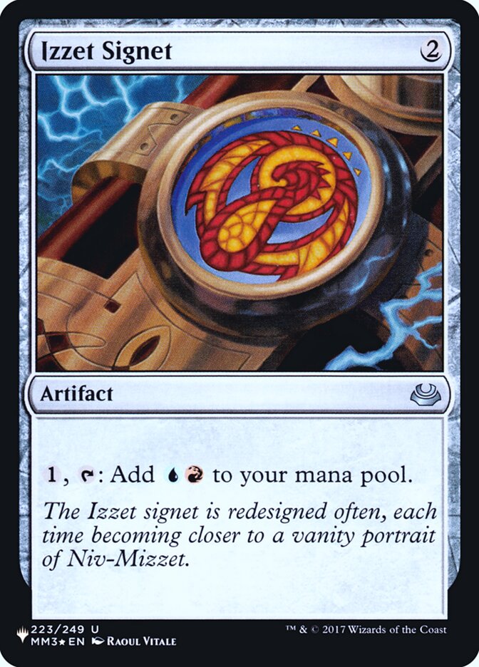 Izzet Signet [Secret Lair: Heads I Win, Tails You Lose] | Jack's On Queen