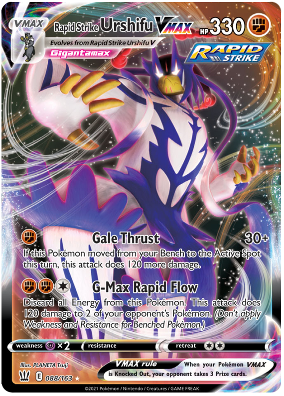 Rapid Strike Urshifu VMAX (088/163) (Jumbo Card) [Sword & Shield: Battle Styles] | Jack's On Queen