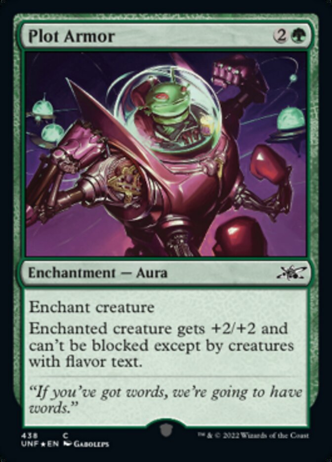 Plot Armor (Galaxy Foil) [Unfinity] | Jack's On Queen