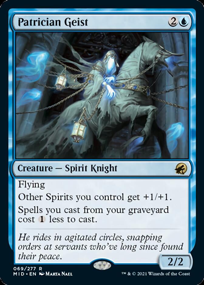 Patrician Geist [Innistrad: Midnight Hunt] | Jack's On Queen
