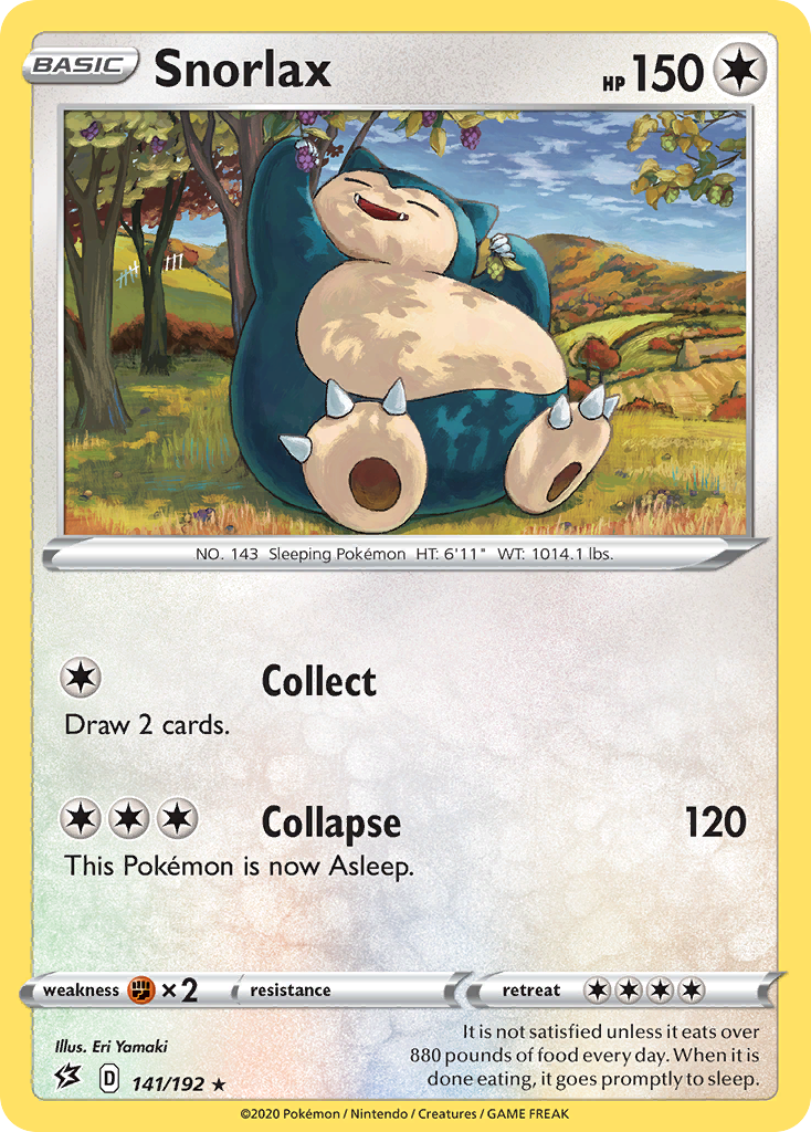 Snorlax (141/192) [Sword & Shield: Rebel Clash] | Jack's On Queen