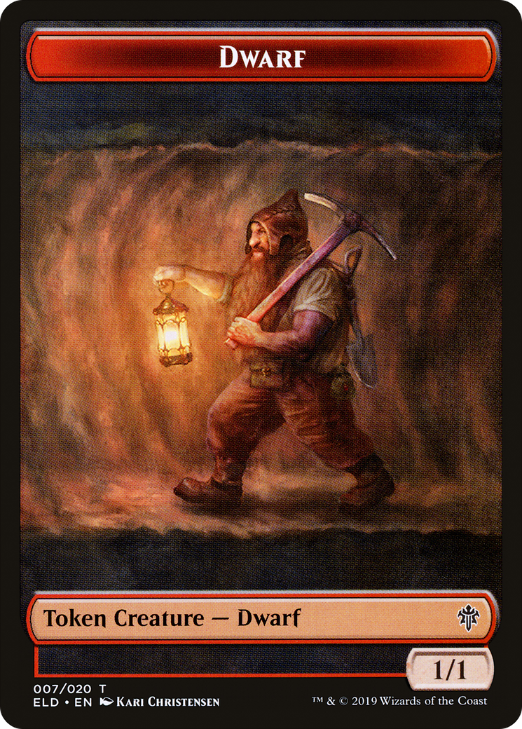 Soldier (UMA) // Dwarf (ELD) Double-Sided Token [The List] | Jack's On Queen