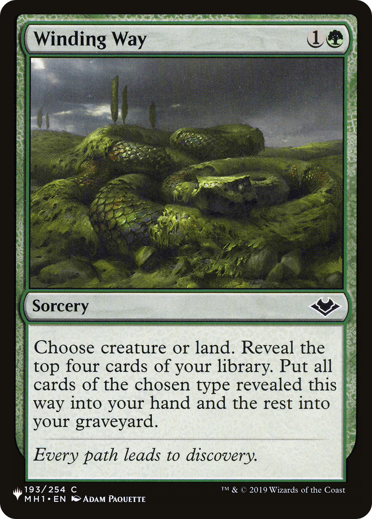 Winding Way [The List Reprints] | Jack's On Queen