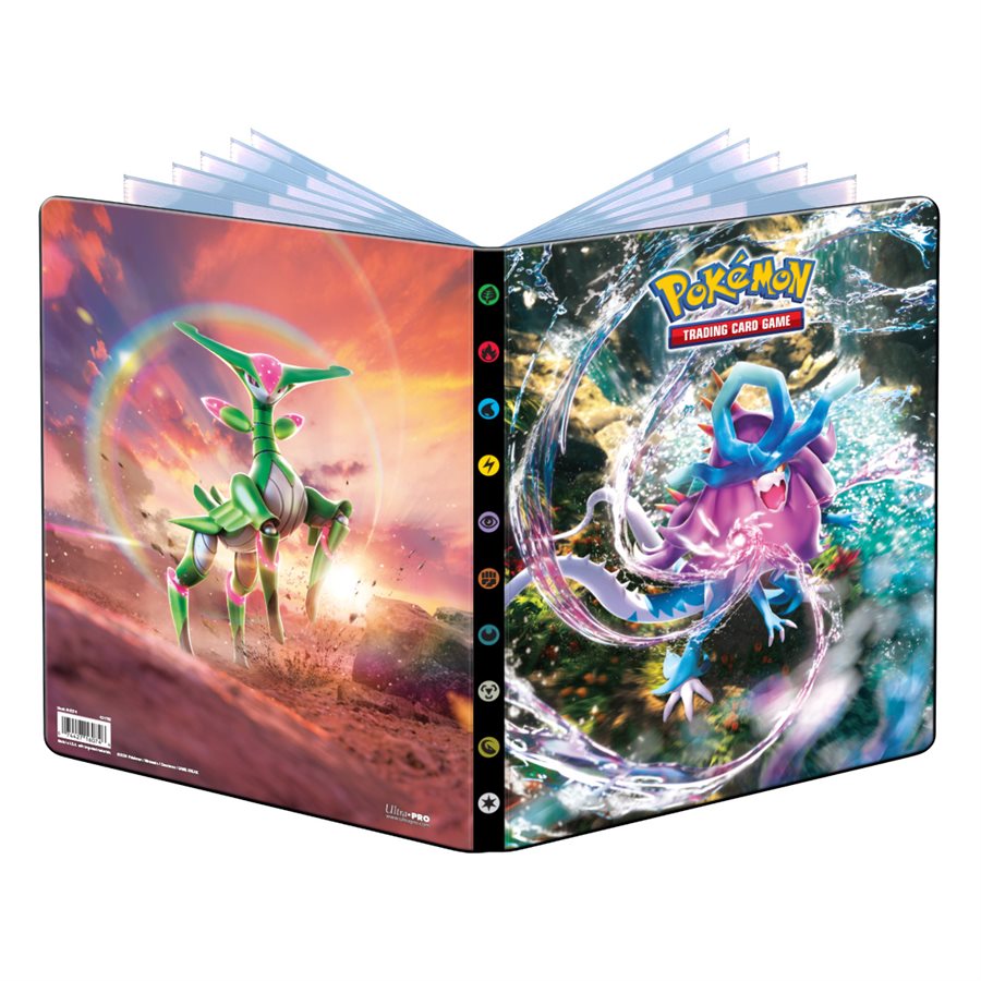 Binder: Portfolio: 9-pkt: Pokemon - Scarlet and Violet: Raging Bolt & Iron Crown | Jack's On Queen